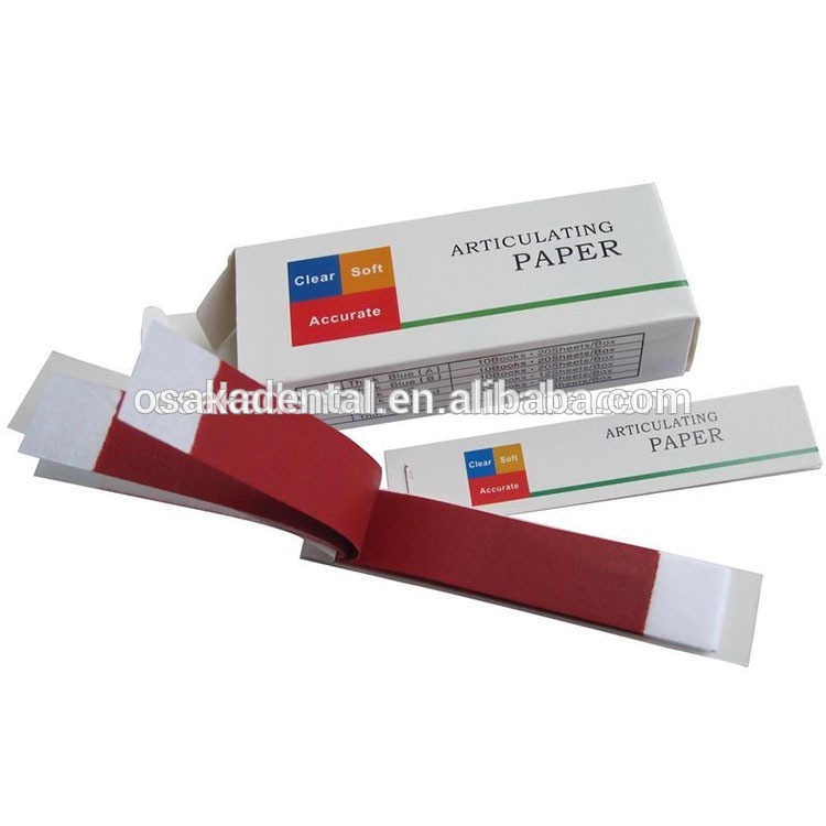 Dental (Red / Blue / Red & Blue) Articulating paper for Articulating