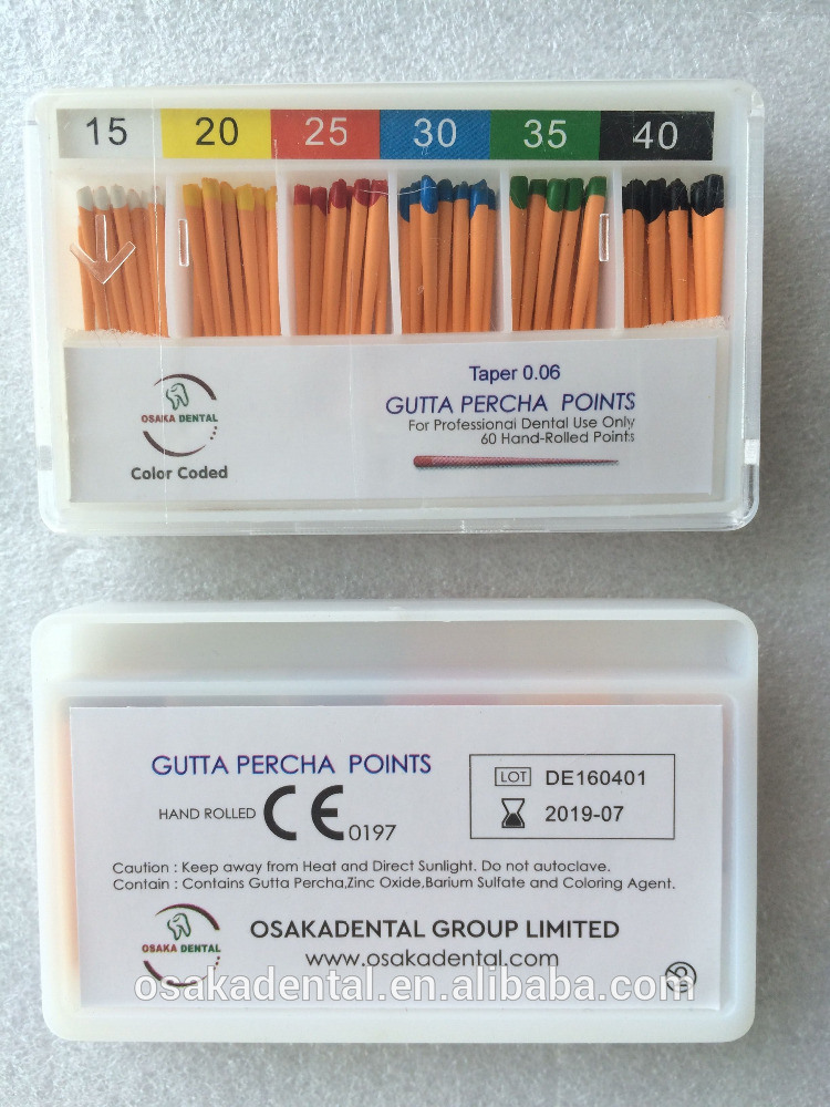 Osakadental Gutta Percha Points 06 taper /dental material/orthodontic