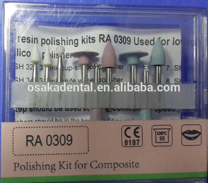Dental polish Bur Teeth polishing kit diamond bur polish bur kit Low
