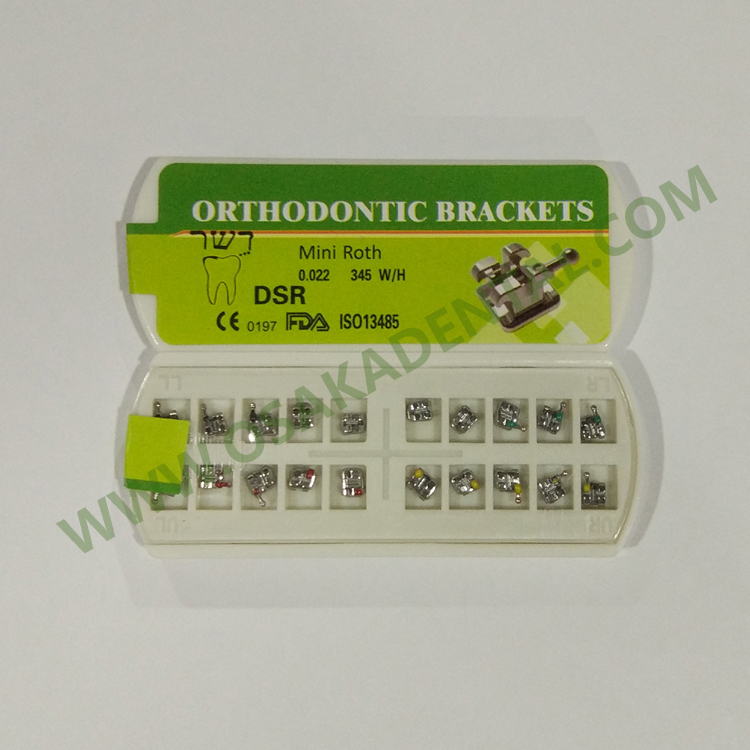 Orthodontic metal brackets / MBT ROTH 022 018 /Dental equipment of ...