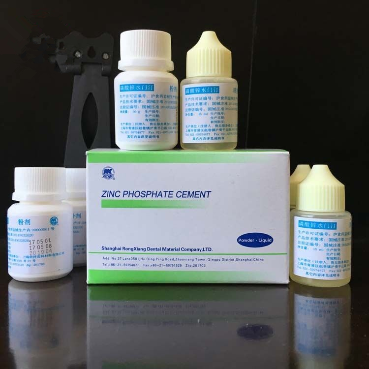 Zinc Phosphate Cement Powder and Liquid Dental Filling Material