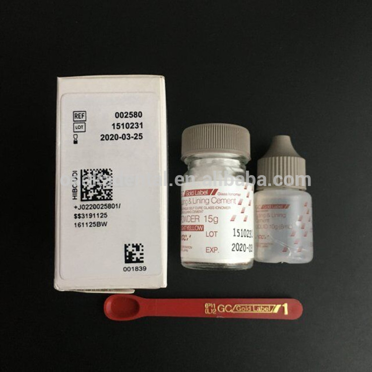 A Glass Ionomer Luting Cement Gc Fuji 1 mini Packing Dental Material