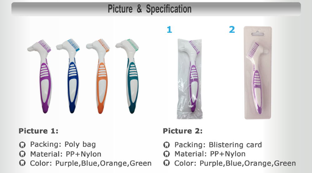 High Quality Multifunctional Orthodontic Toothbrush with Interdental Brush
