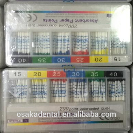 Points En Gutta-percha Dentaire Et Papier Absorbant MacDent - Pour Obturation Endodontique