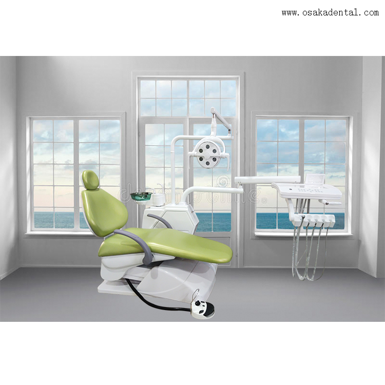 Dental chair with dental operating stool with dental hygiene chairs