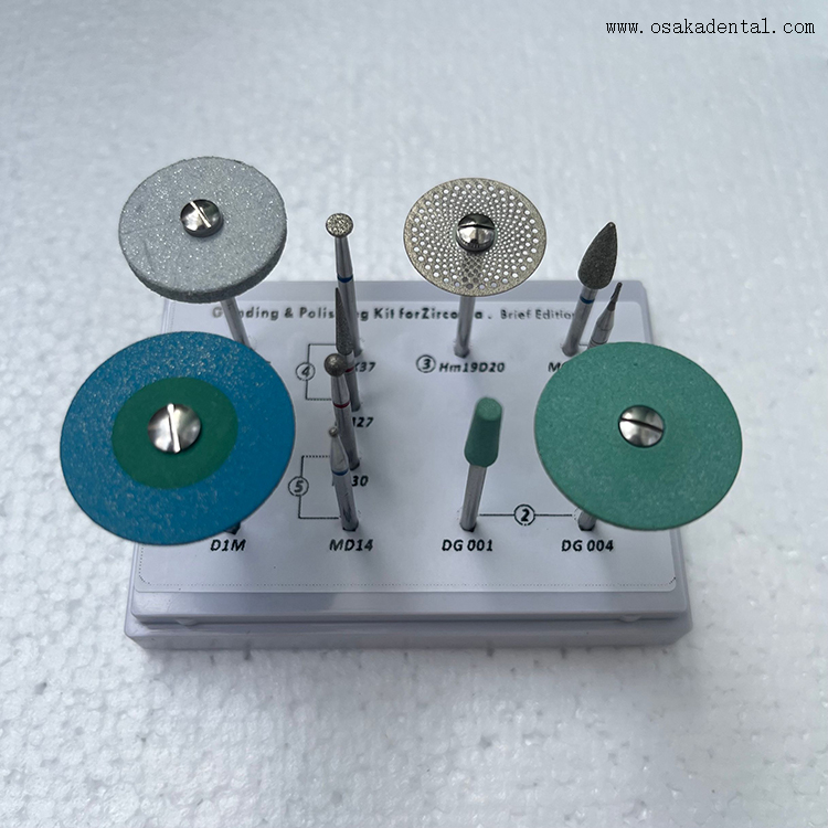 Grinding And Polishing Burs Kit for Zirconia 3A10 Buy HP Polishing