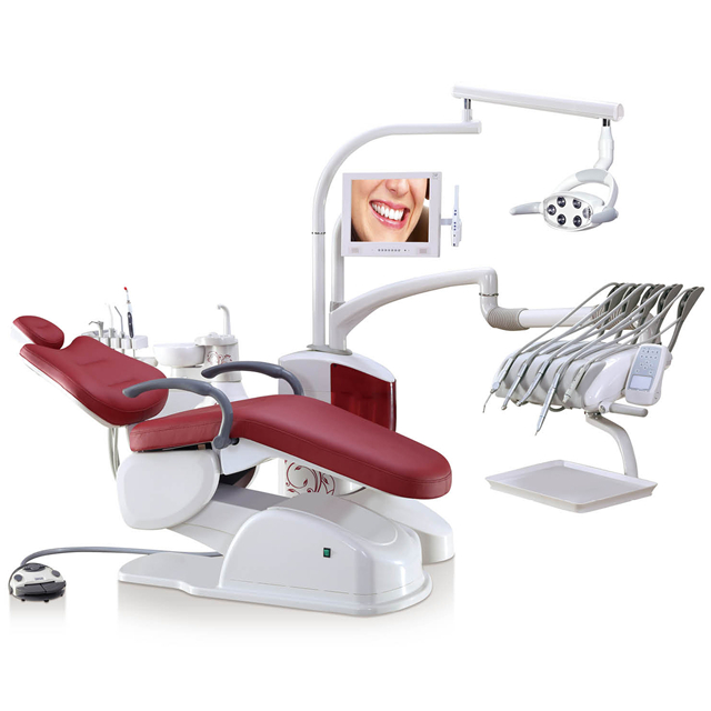 Comfortable Top Mounted Tray Dental Chair for Dental Clinic Buy