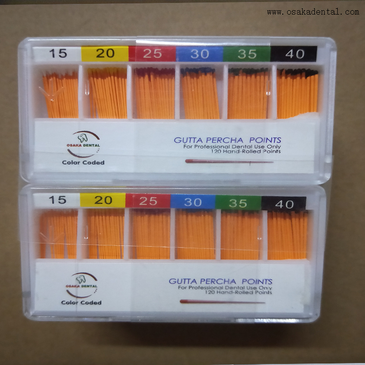 Dental Orthodontic Filling Material 02taper Gutta Percha Points Buy Dental Gutta Percha Points
