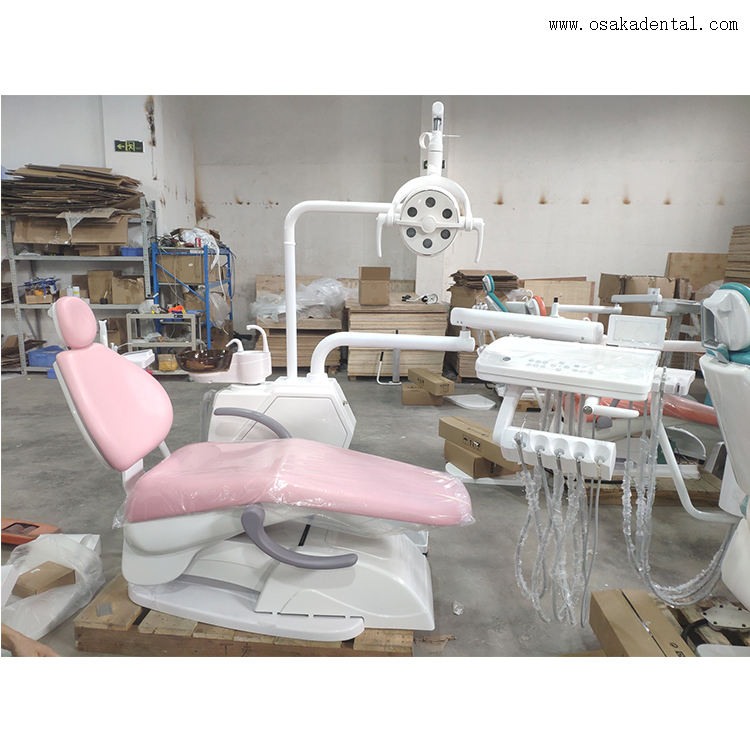 Dental chair with dental operating stool with dental hygiene chairs
