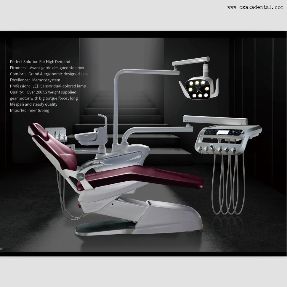 New Style LED Light Dental Chair with Solid Metal Base OSAS3 Buy New Style High Quality