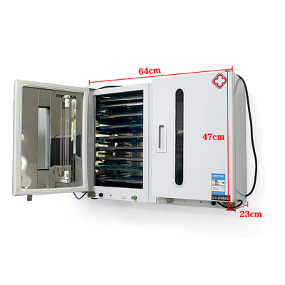 60L Two Door Dental Ultraviolet Sterilization Cabinet with Timing and ...