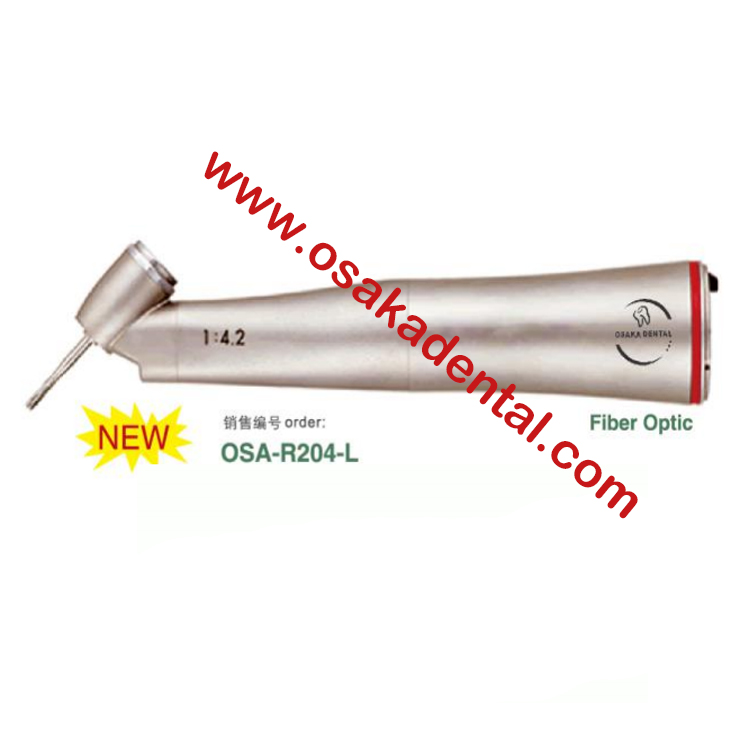 Dental contra angle 14.2 Red Fiber optic contra angle 45 degree